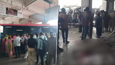 விஜயவாடா பேருந்து நிலையத்தில் விபத்து: நடத்துனர் உள்பட 3 பேர் பலி